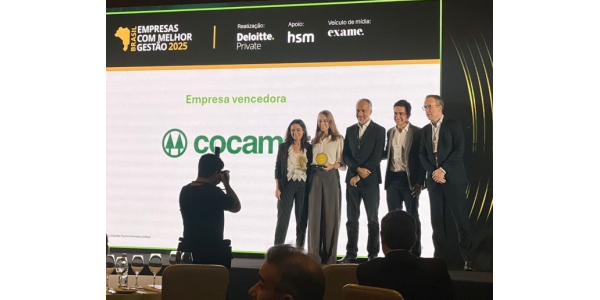 Pelo quarto ano, Deloitte reconhece Cocamar como Empresa de Melhor Gestão do Brasil