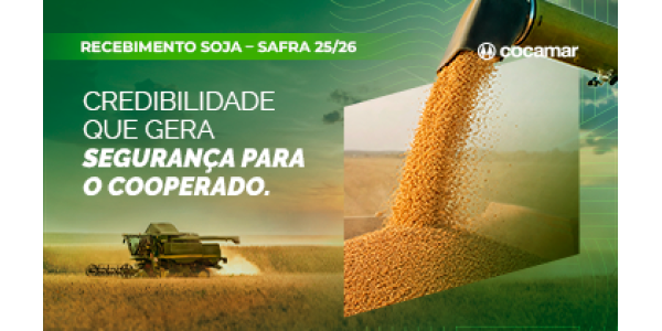 Lavouras se desenvolvem bem nas regi&otilde;es da Cocamar 