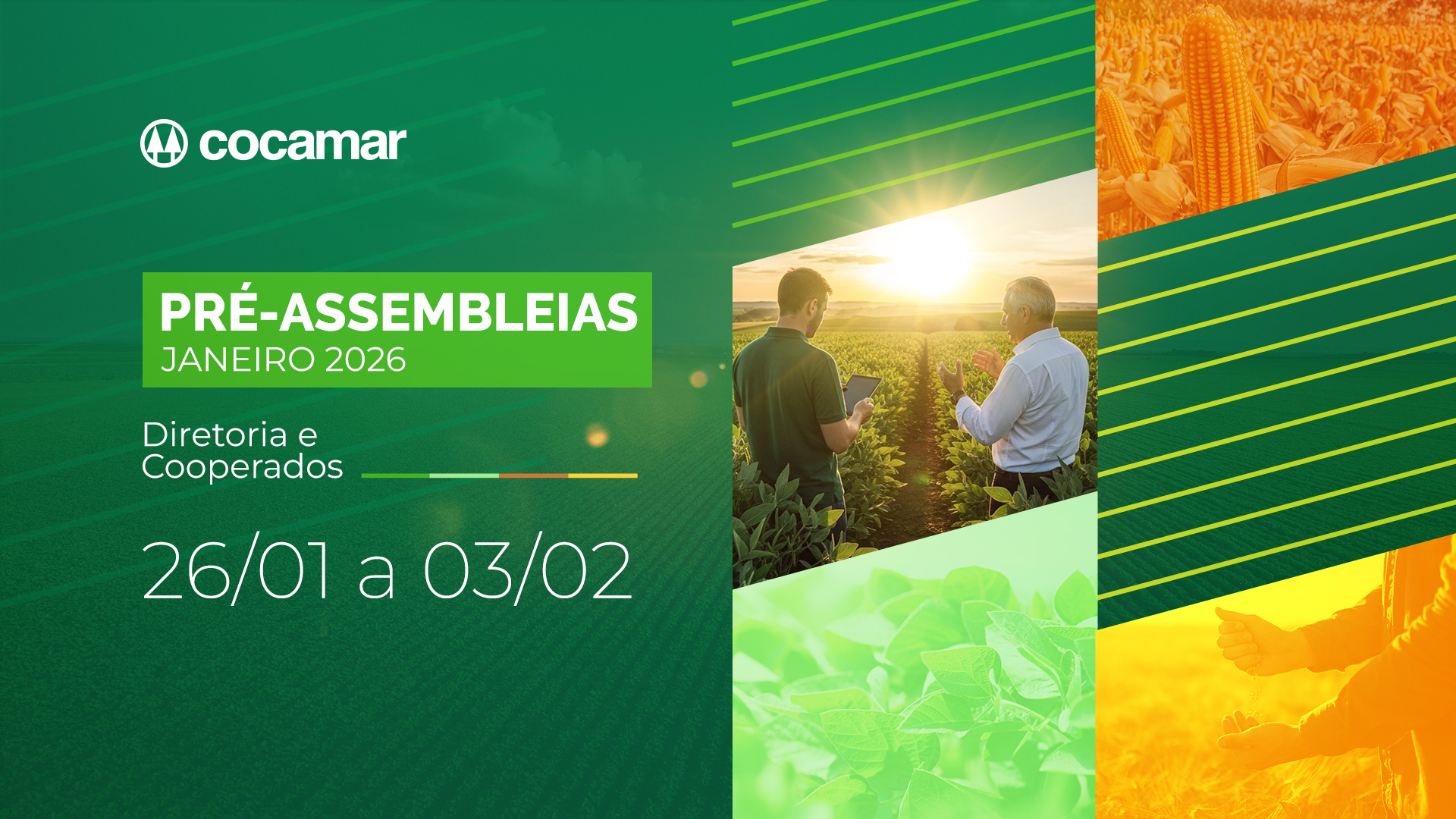 Cocamar promove reuni&otilde;es pr&eacute;-assembleia