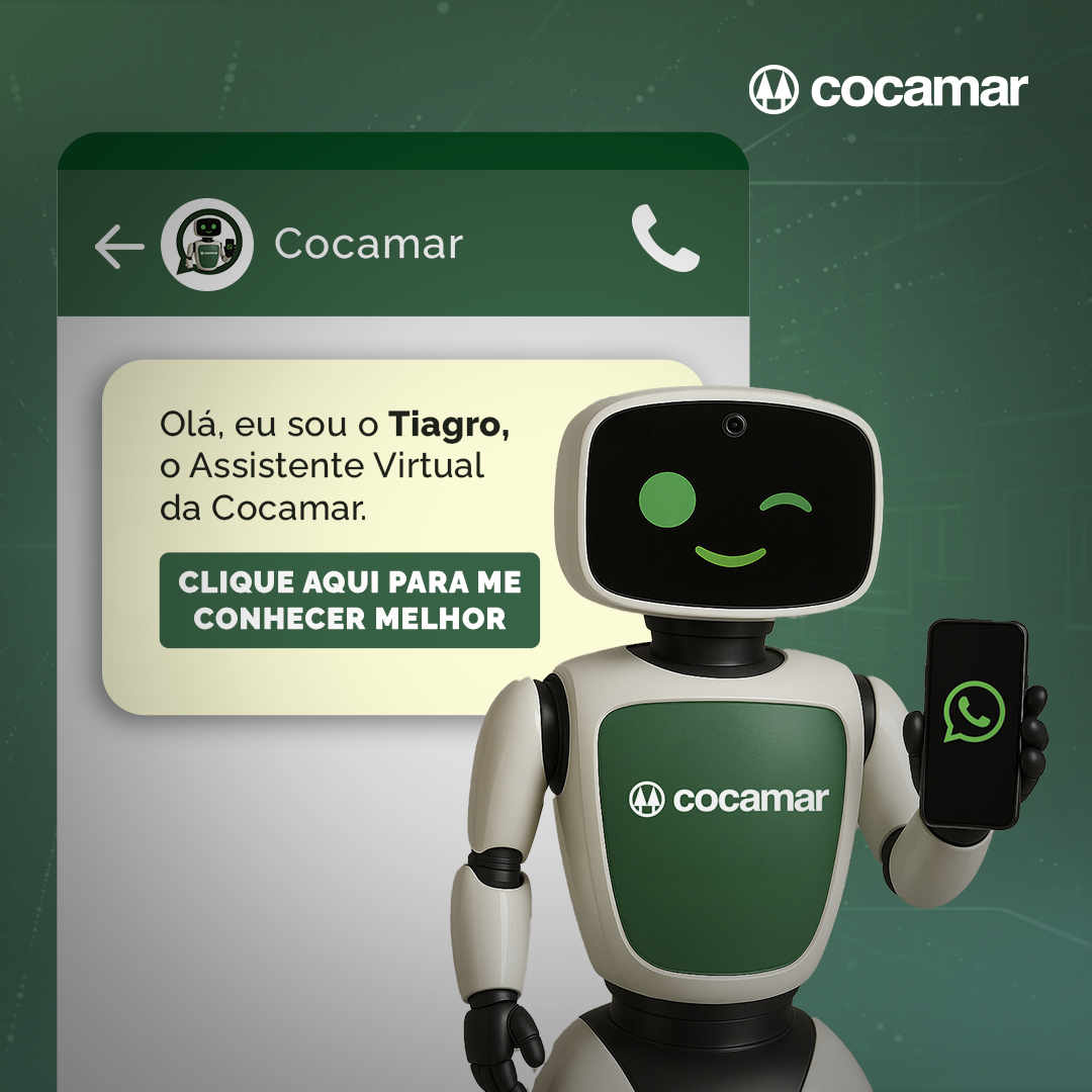 Cocamar lan&ccedil;a Tiagro, seu novo Assistente Virtual: mais agilidade e conex&atilde;o para cooperados